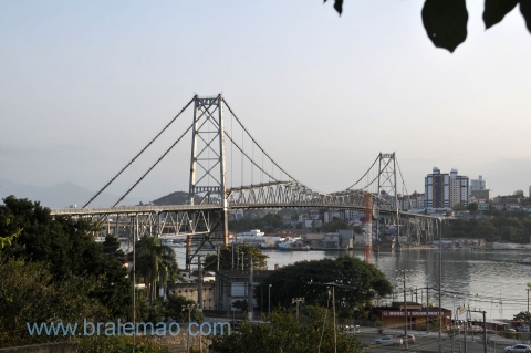 bridge in Florianópolis, Santa Catarina, Brazil